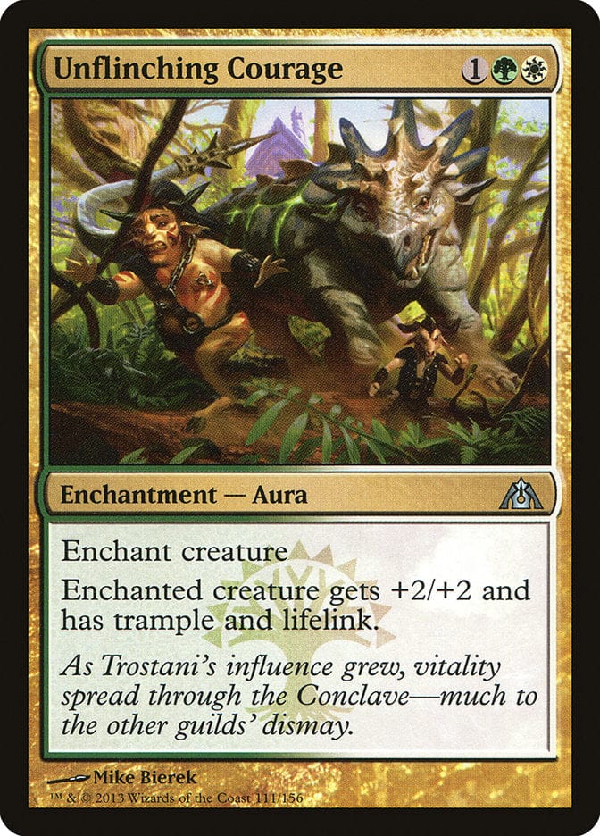 Unflinching Courage [Dragon's Maze] Magic: The Gathering