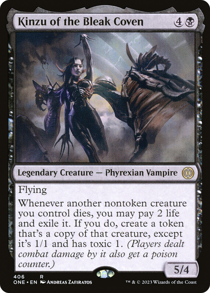Kinzu of the Bleak Coven [Phyrexia: All Will Be One] Magic: The Gathering