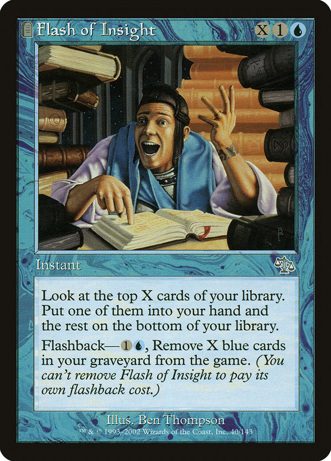 Flash of Insight [Judgment] Magic: The Gathering