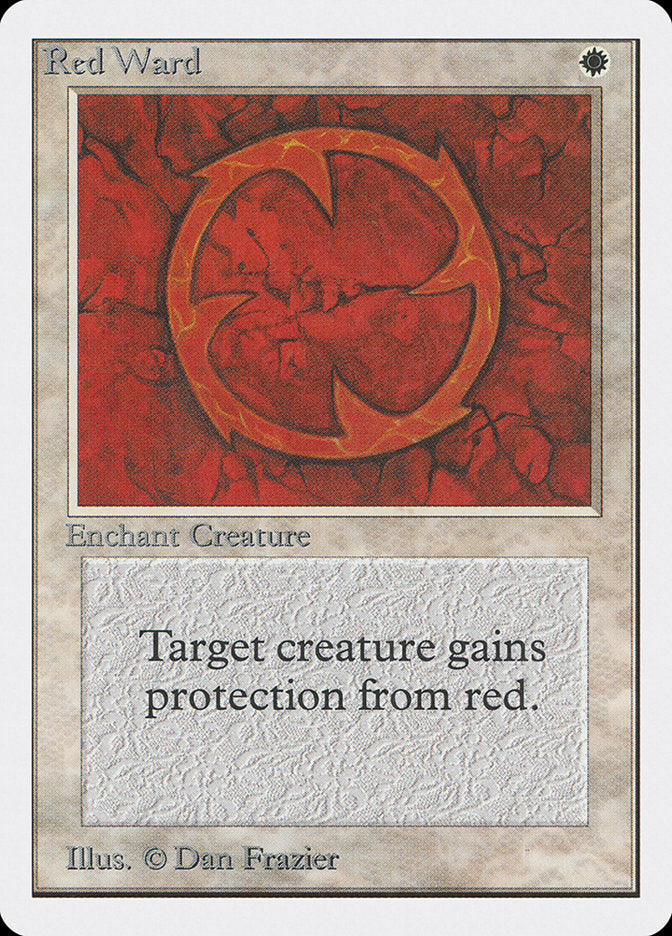Red Ward [Unlimited Edition] Magic: The Gathering