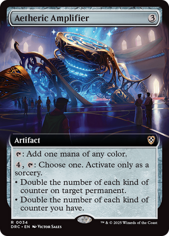 Aetheric Amplifier (Extended Art) [Aetherdrift Commander] Magic: The Gathering