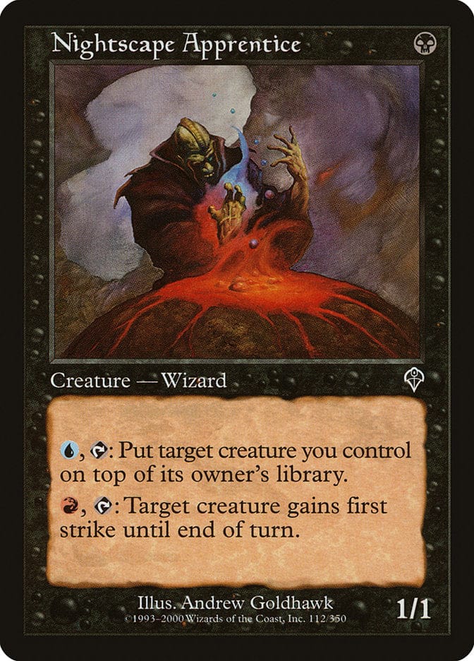 Nightscape Apprentice [Invasion] Magic: The Gathering