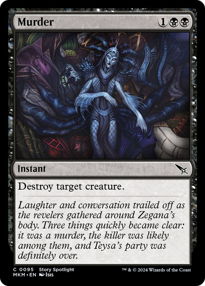 Murder [Murders at Karlov Manor] Magic: The Gathering