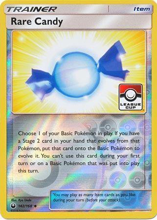 Rare Candy (142/168) (League Promo) [Sun & Moon: Celestial Storm] Pokémon