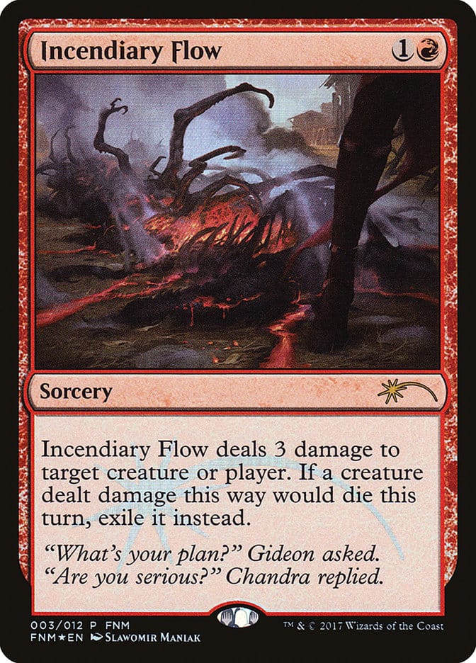 Incendiary Flow [Friday Night Magic 2017] Magic: The Gathering