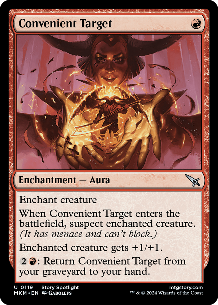 Convenient Target [Murders at Karlov Manor] Magic: The Gathering