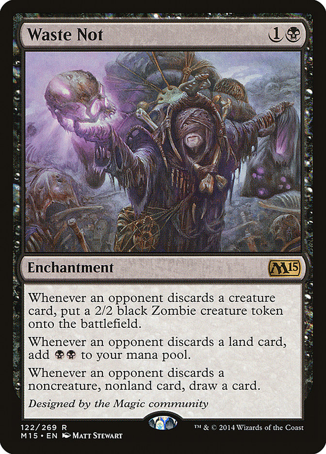 Waste Not [Magic 2015] Magic: The Gathering