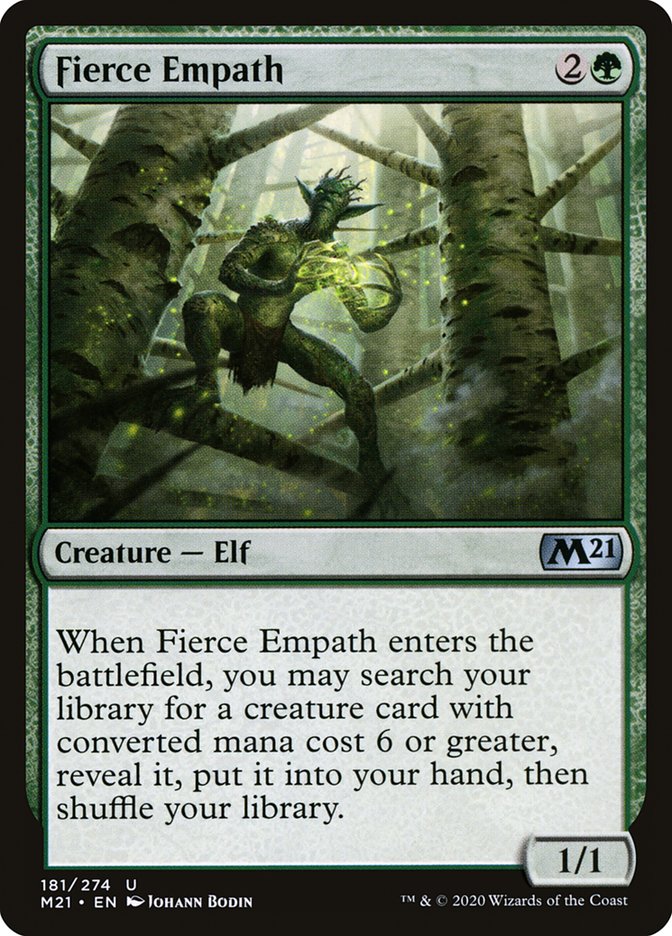 Fierce Empath [Core Set 2021] Magic: The Gathering