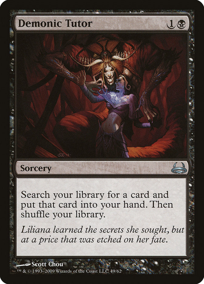 Demonic Tutor [Duel Decks: Divine vs. Demonic] Magic: The Gathering