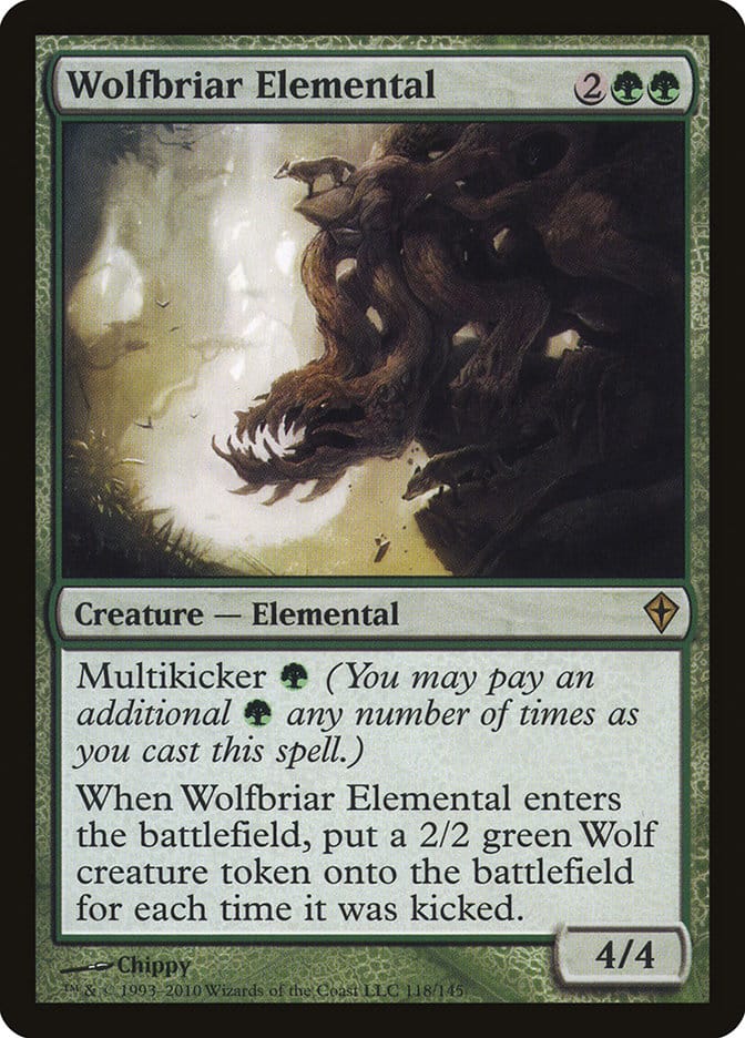 Wolfbriar Elemental [Worldwake] Magic: The Gathering