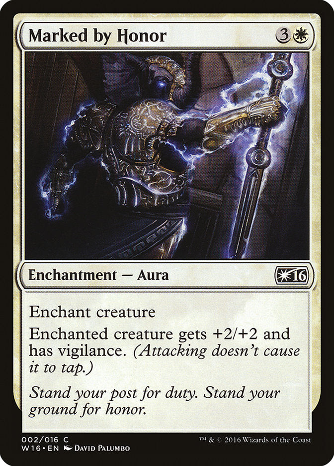 Marked by Honor [Welcome Deck 2016] Magic: The Gathering