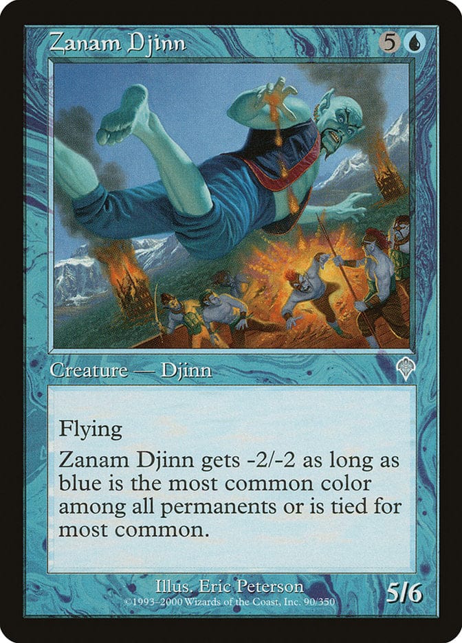 Zanam Djinn [Invasion] Magic: The Gathering