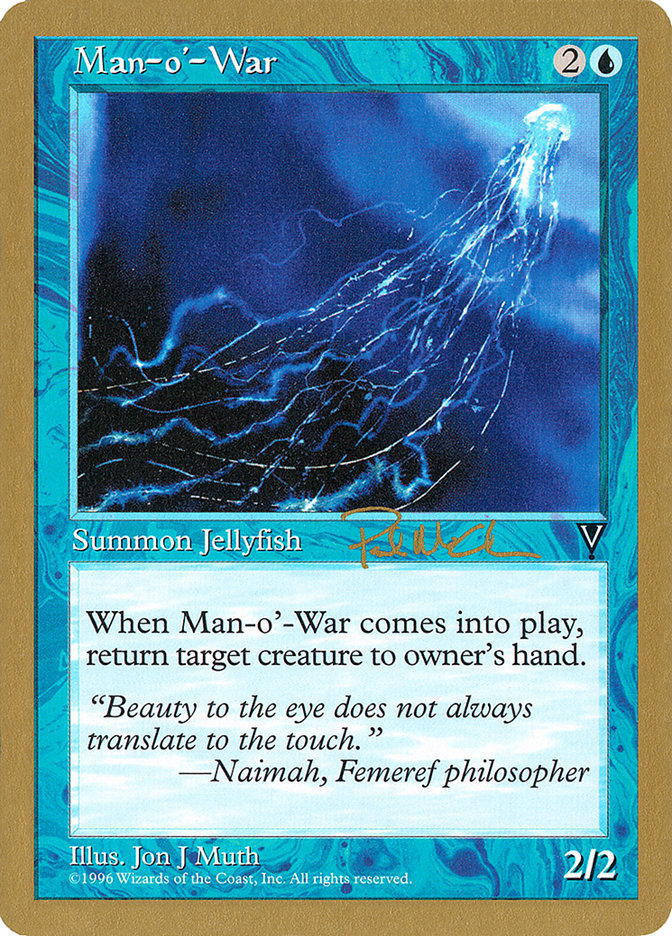 Man-o'-War (Paul McCabe) [World Championship Decks 1997] Magic: The Gathering