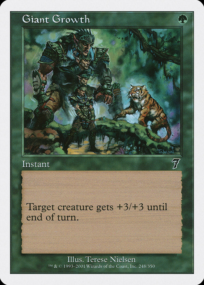 Giant Growth [Seventh Edition] Magic: The Gathering