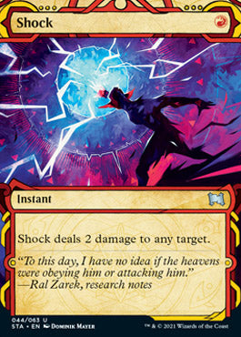 Shock (Foil Etched) [Strixhaven: School of Mages Mystical Archive] Magic: The Gathering