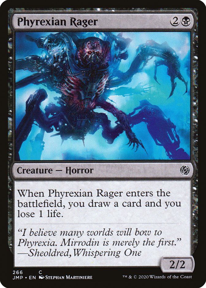 Phyrexian Rager [Jumpstart] Magic: The Gathering