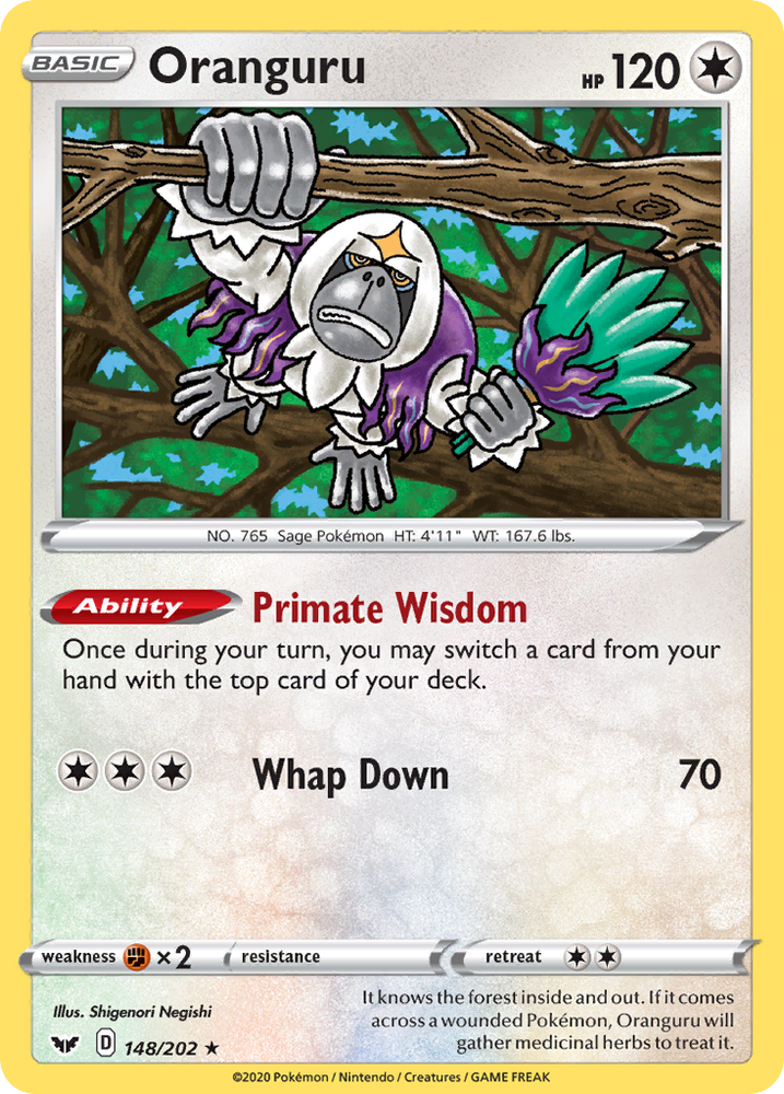 Oranguru (148/202) [Sword & Shield: Base Set] Pokémon