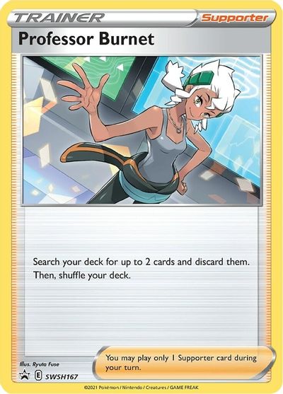 Professor Burnet (SWSH167) [Sword & Shield: Black Star Promos] Pokémon