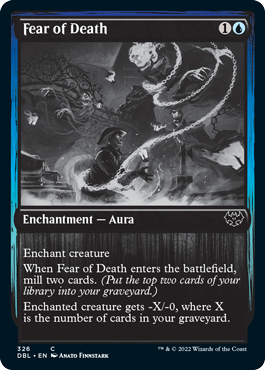 Fear of Death [Innistrad: Double Feature] Magic: The Gathering