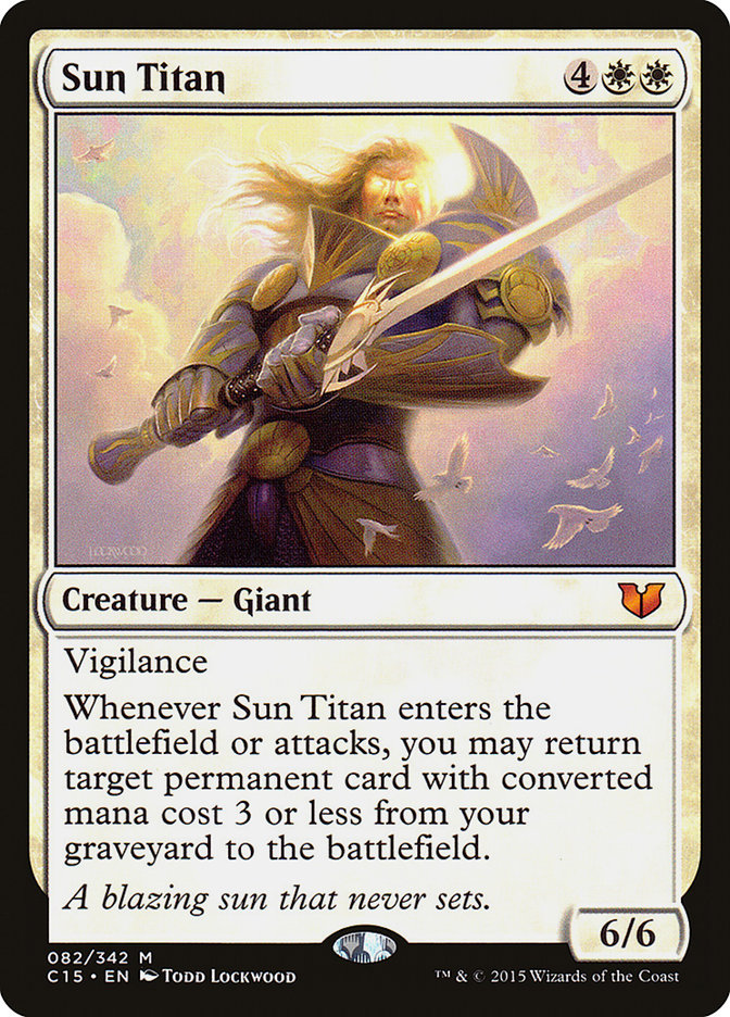 Sun Titan [Commander 2015] Magic: The Gathering