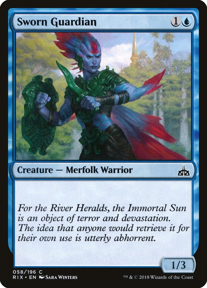 Sworn Guardian [Rivals of Ixalan] Magic: The Gathering