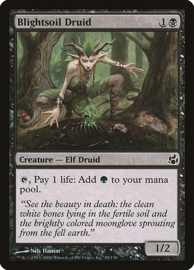 Blightsoil Druid [Morningtide] Magic: The Gathering