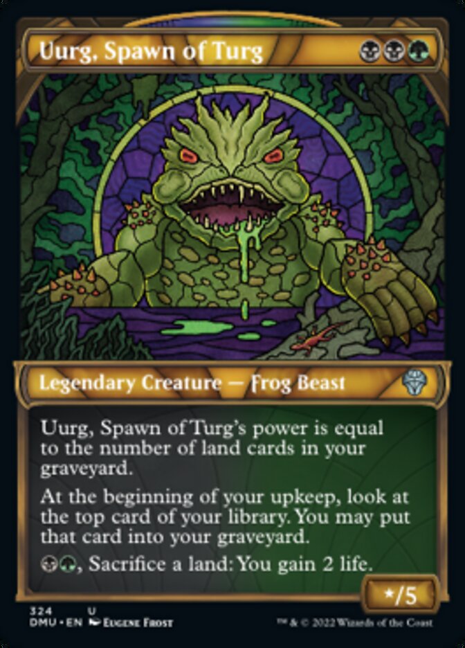 Uurg, Spawn of Turg (Showcase) [Dominaria United] Magic: The Gathering