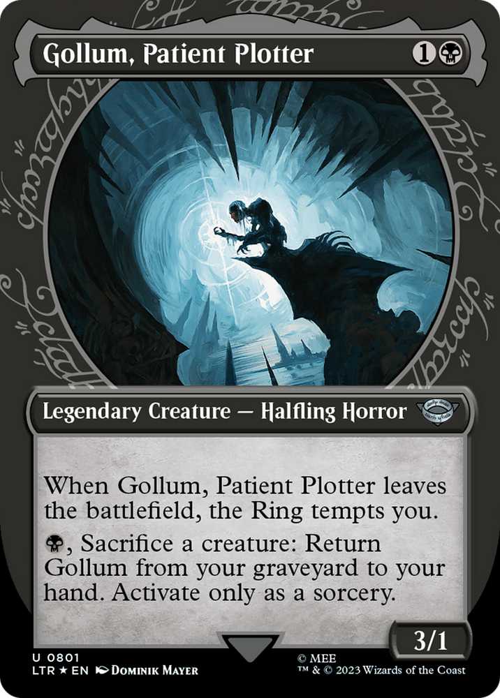 Gollum, Patient Plotter (Showcase) (Surge Foil) [The Lord of the Rings: Tales of Middle-Earth] Magic: The Gathering