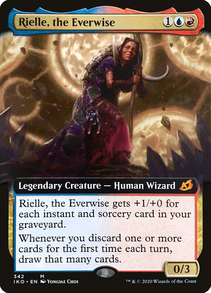 Rielle, the Everwise (Extended Art) [Ikoria: Lair of Behemoths] Magic: The Gathering