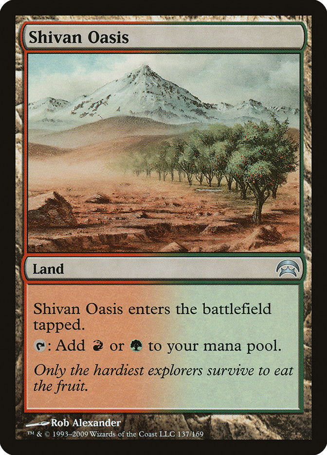 Shivan Oasis [Planechase] Magic: The Gathering