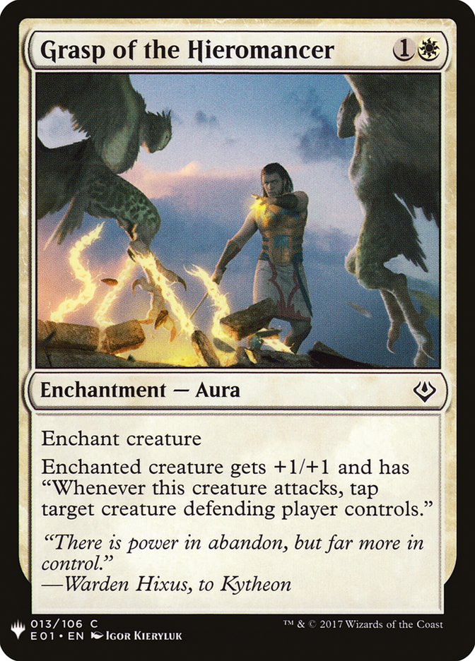 Grasp of the Hieromancer [Mystery Booster] Magic: The Gathering