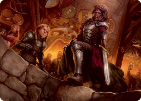 Veteran Dungeoneer Art Card [Dungeons & Dragons: Adventures in the Forgotten Realms Art Series] Magic: The Gathering