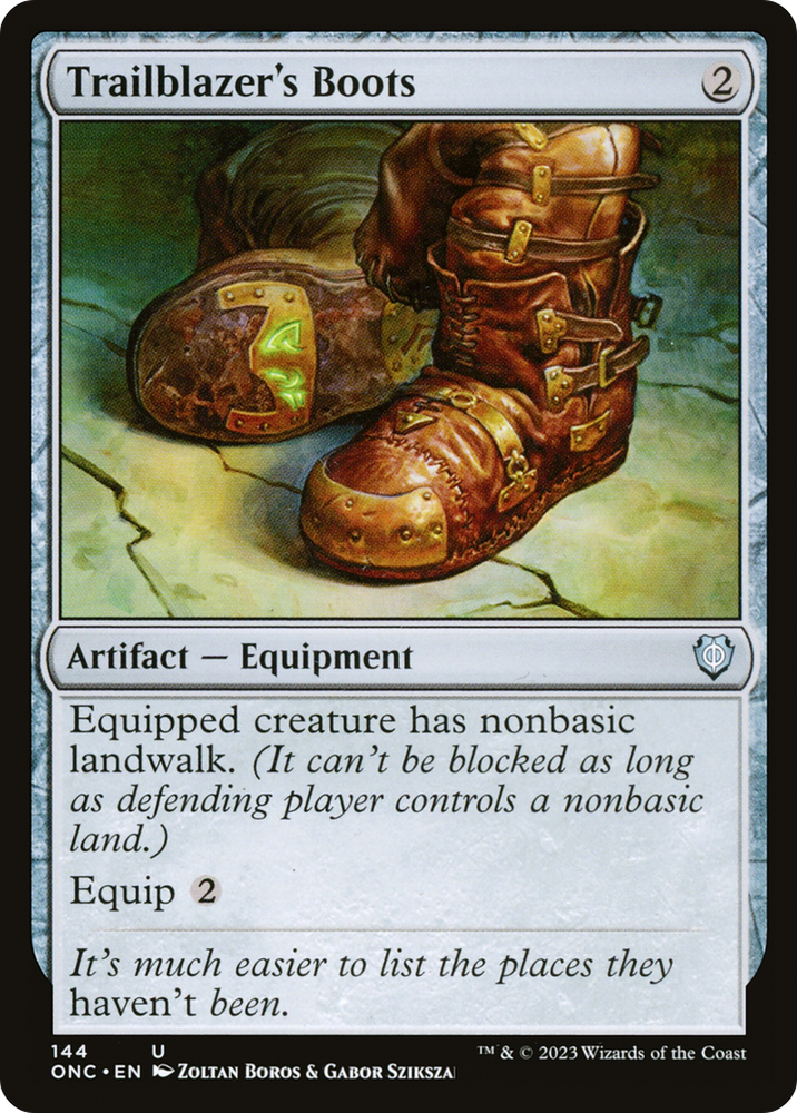 Trailblazer's Boots [Phyrexia: All Will Be One Commander] Magic: The Gathering