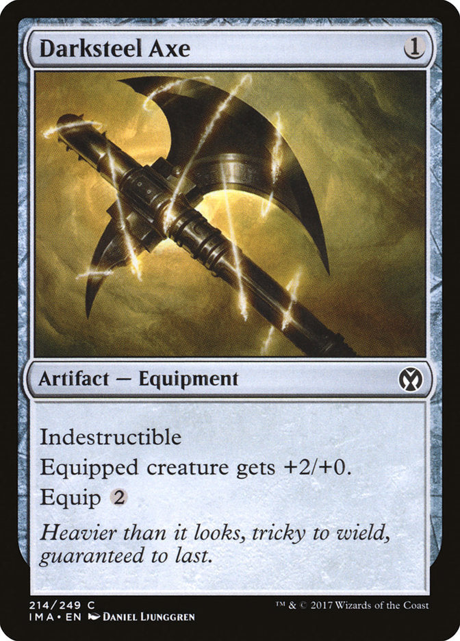 Darksteel Axe [Iconic Masters] Magic: The Gathering