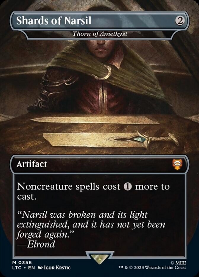 Thorn of Amethyst - Shards of Narsil [The Lord of the Rings: Tales of Middle-Earth Commander] Magic: The Gathering