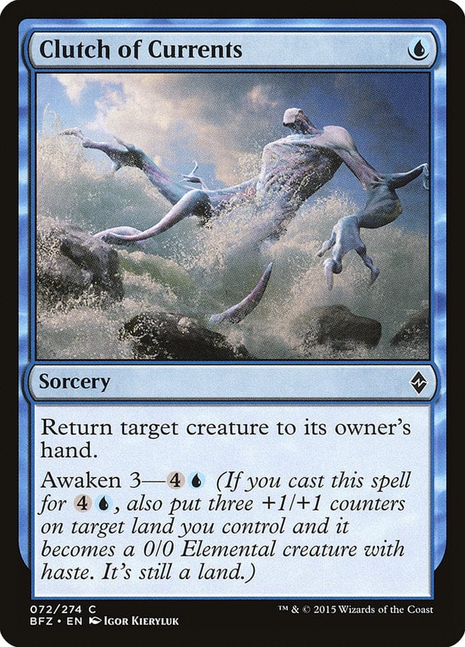 Clutch of Currents [Battle for Zendikar] Magic: The Gathering