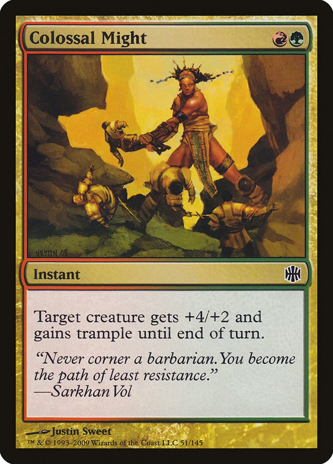 Colossal Might [Alara Reborn] Magic: The Gathering
