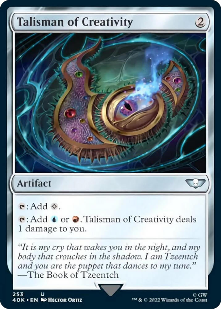 Talisman of Creativity [Warhammer 40,000] Magic: The Gathering