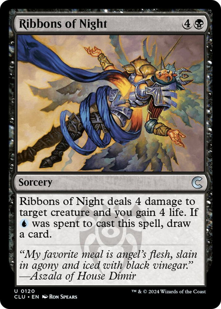 Ribbons of Night [Ravnica: Clue Edition] Magic: The Gathering