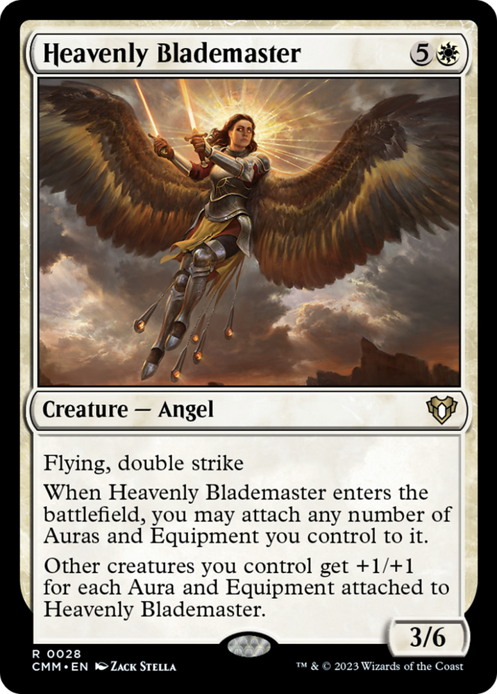 Heavenly Blademaster [Commander Masters] Magic: The Gathering