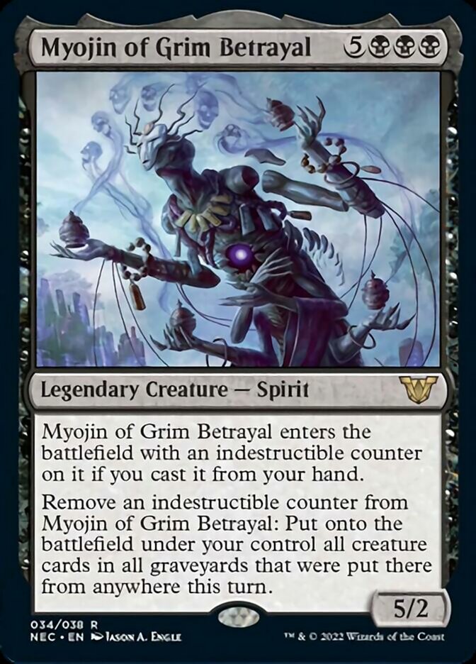 Myojin of Grim Betrayal [Kamigawa: Neon Dynasty Commander] Magic: The Gathering