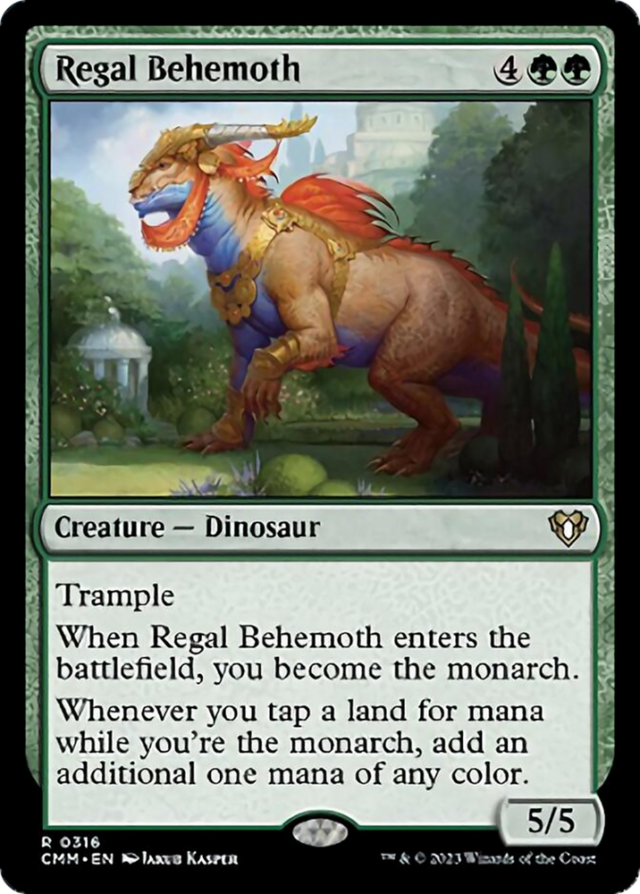 Regal Behemoth [Commander Masters] Magic: The Gathering