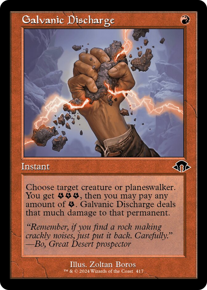 Galvanic Discharge (Retro) [Modern Horizons 3] Magic: The Gathering