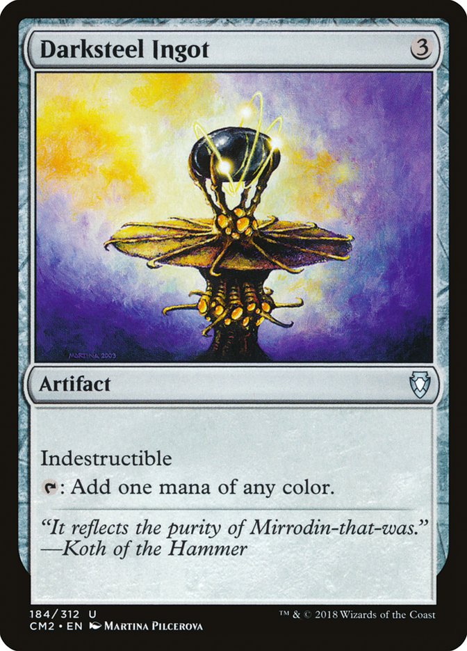 Darksteel Ingot [Commander Anthology Volume II] Magic: The Gathering