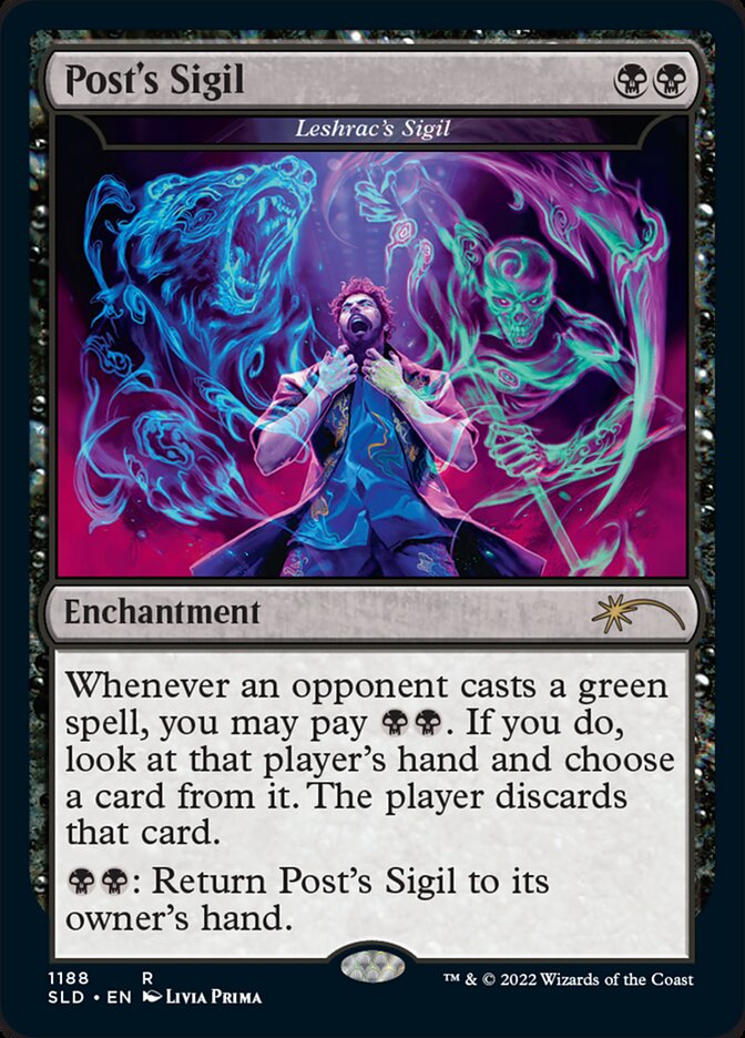 Post's Sigil - Leshrac's Sigil [Secret Lair Drop Series] Magic: The Gathering