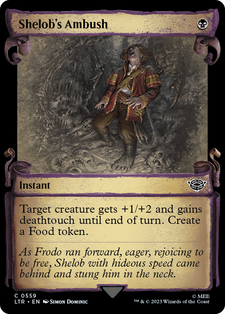 Shelob's Ambush [The Lord of the Rings: Tales of Middle-Earth Showcase Scrolls] Magic: The Gathering