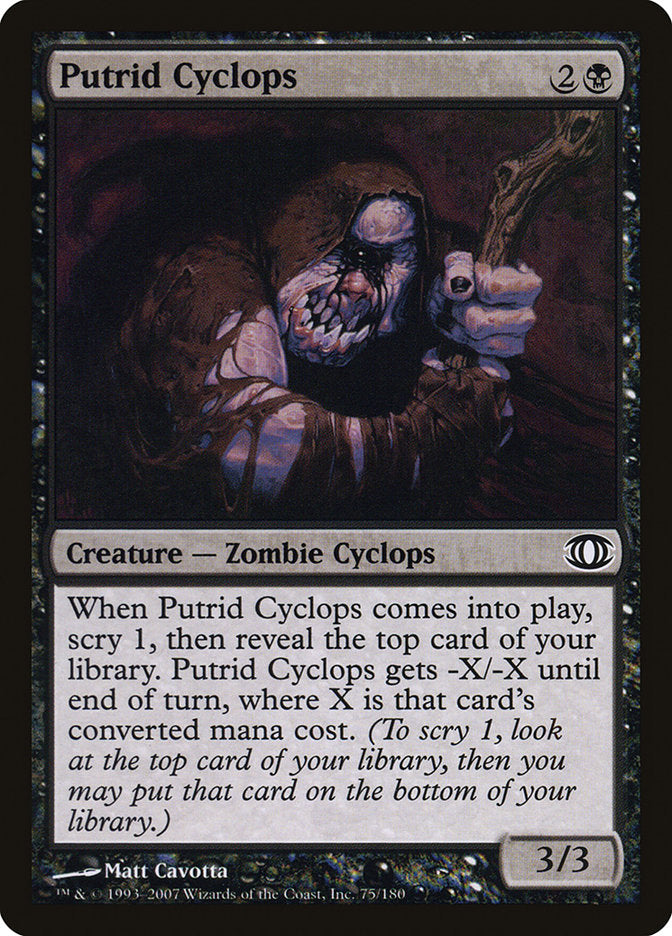 Putrid Cyclops [Future Sight] Magic: The Gathering