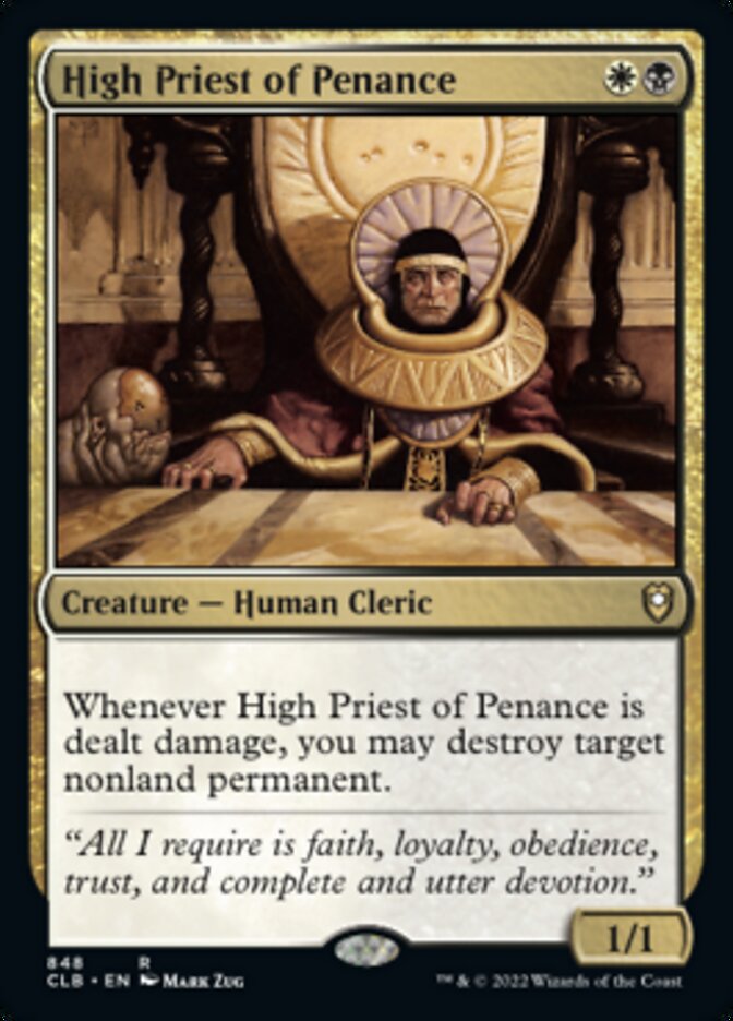 High Priest of Penance [Commander Legends: Battle for Baldur's Gate] Magic: The Gathering