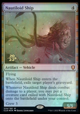 Nautiloid Ship [Commander Legends: Battle for Baldur's Gate Prerelease Promos] Magic: The Gathering