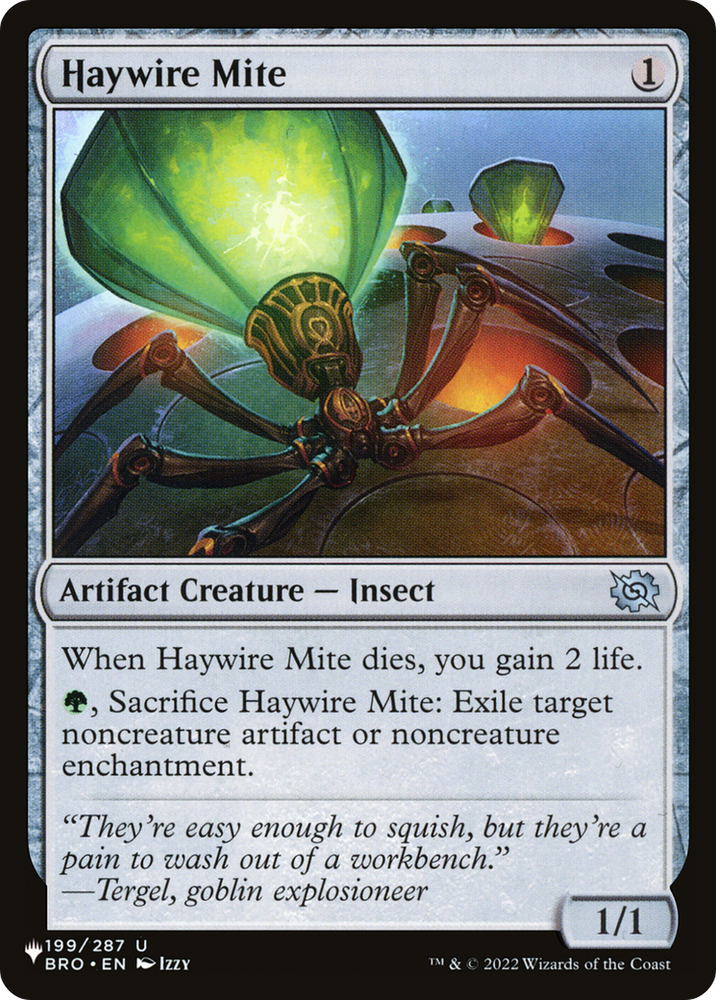 Haywire Mite [The List] Magic: The Gathering